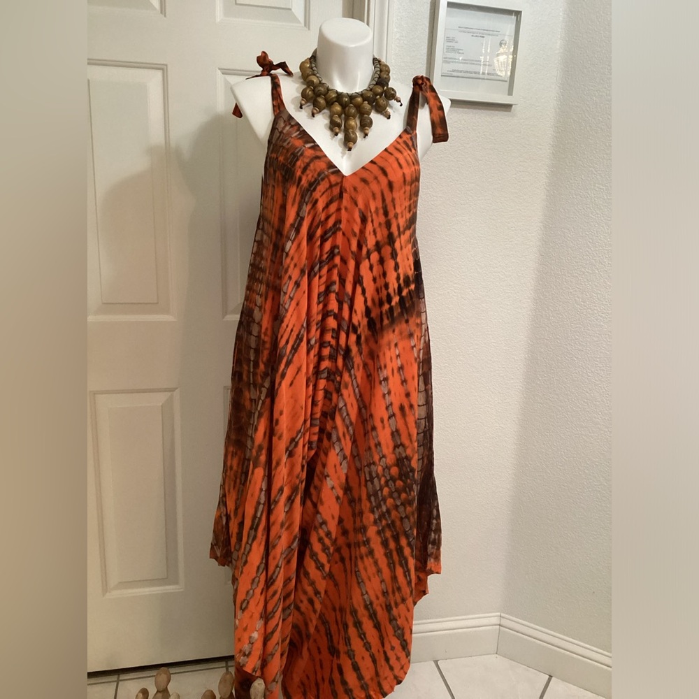 Linen Summer Split Dress